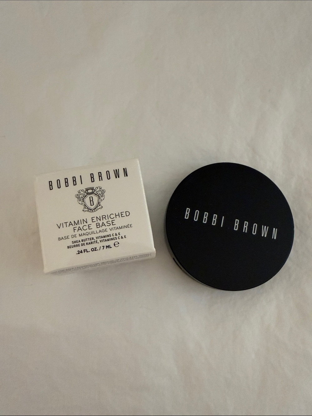 Bobbi Brown pot rouge and vitamin enriched face base